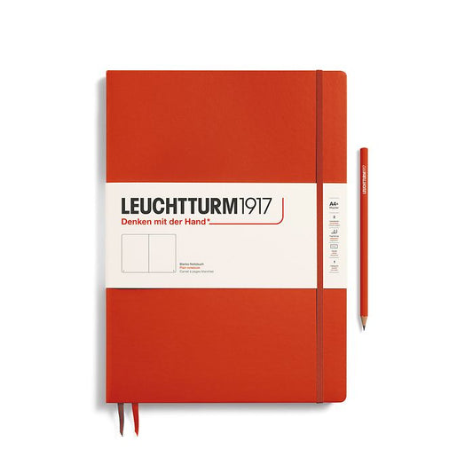 Leuchtturm A4+ Master Slim Hardcover Notebook: Plain Pages