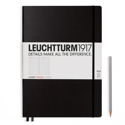 Leuchtturm A4+ Master Hardcover Notebook: Ruled Pages