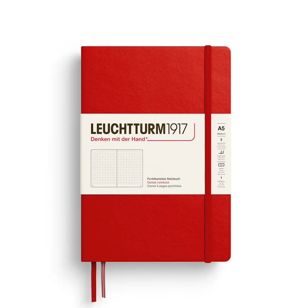 Leuchtturm Medium Hardcover Notebook: Dotted Pages