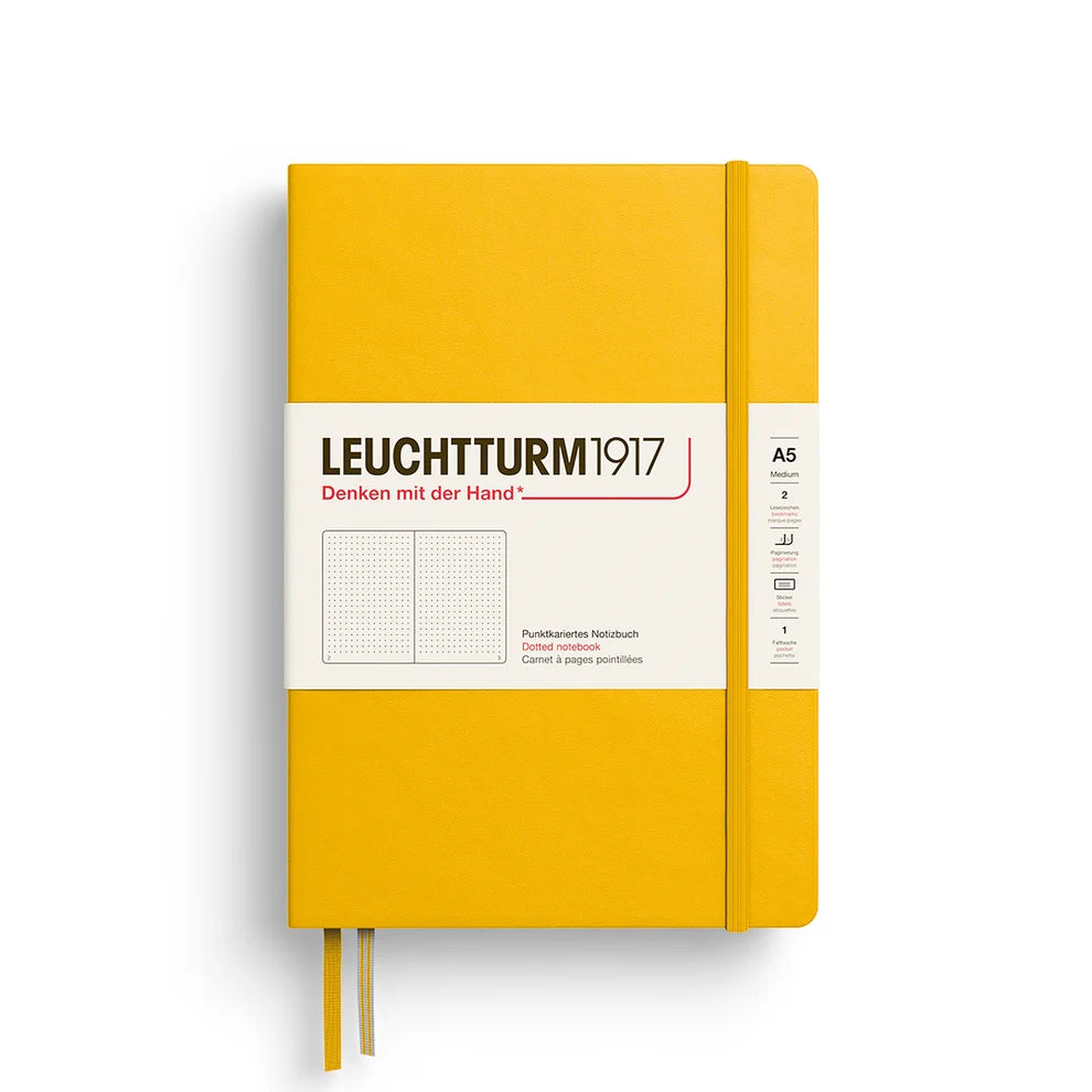 Leuchtturm Medium Hardcover Notebook: Dotted Pages