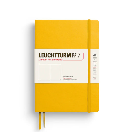 Leuchtturm Medium Hardcover Notebook: Plain Pages