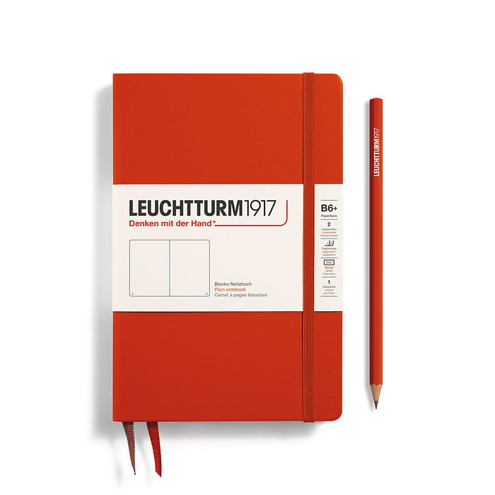 Leuchtturm B6+ Hardcover Notebook: Squared