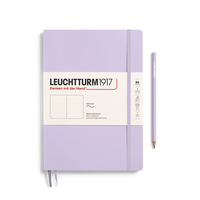 Leuchtturm B5 Composition Softcover Notebook: Plain Pages