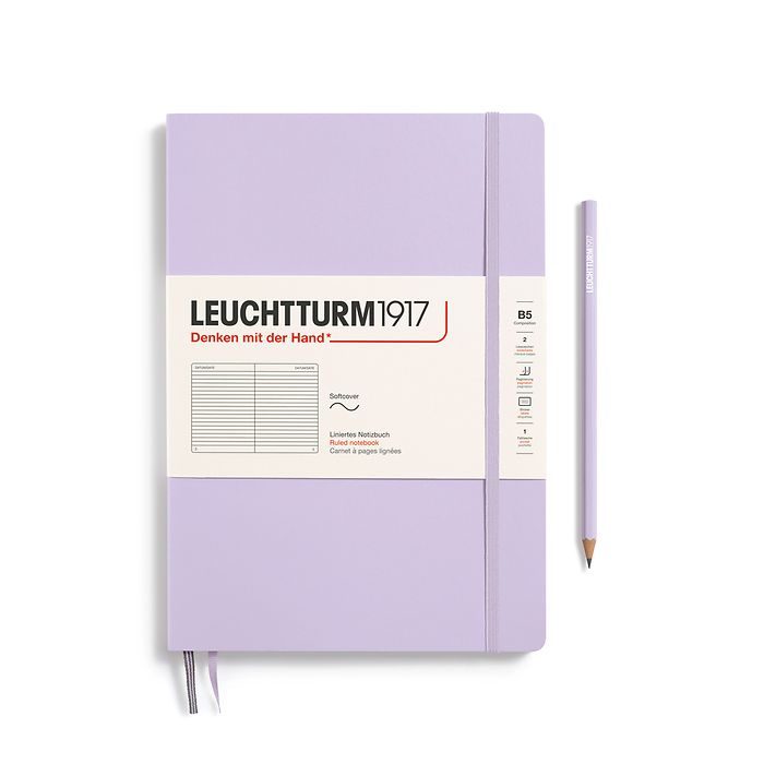 Leuchtturm B5 Composition Softcover Notebook: Ruled Pages