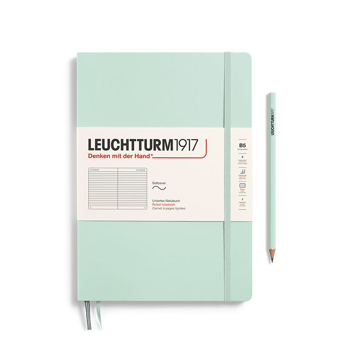 Leuchtturm B5 Composition Softcover Notebook: Ruled Pages