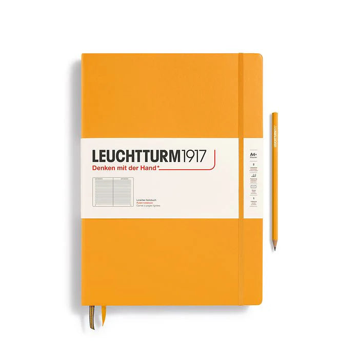 Leuchtturm A4+ Master Hardcover Notebook: Ruled Pages