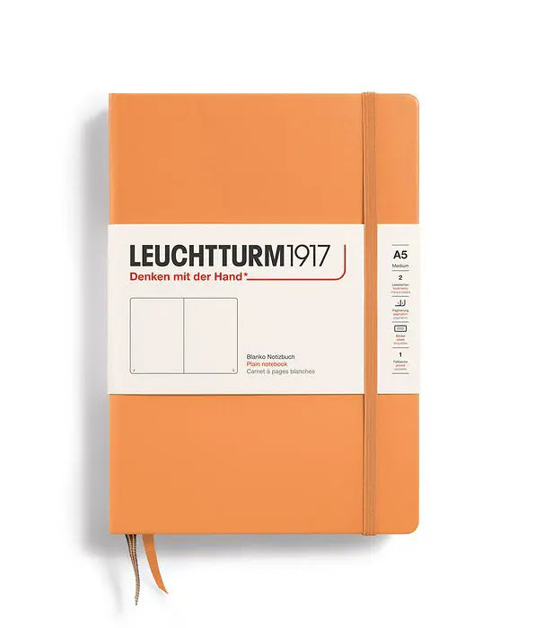 Leuchtturm Medium Hardcover Notebook: Plain Pages