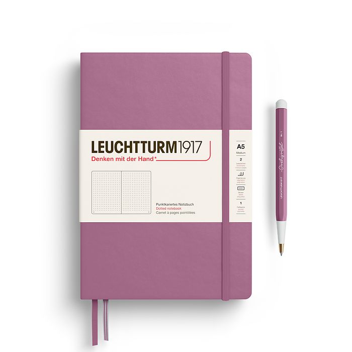 Leuchtturm Medium Hardcover Notebook: Dotted Pages