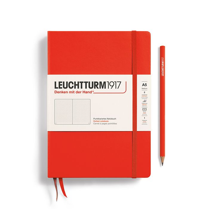 Leuchtturm Medium Hardcover Notebook: Dotted Pages