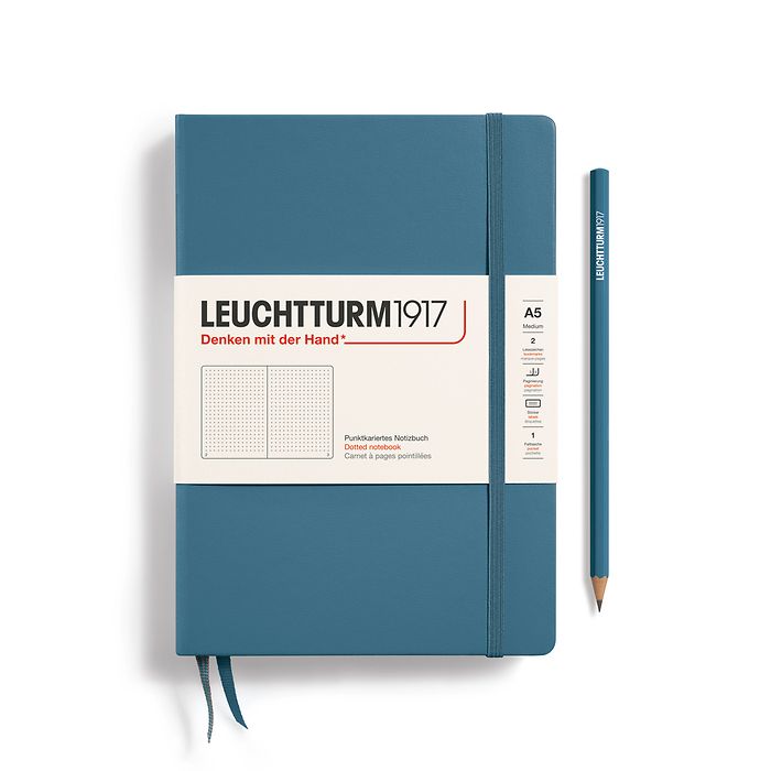 Leuchtturm Medium Hardcover Notebook: Dotted Pages