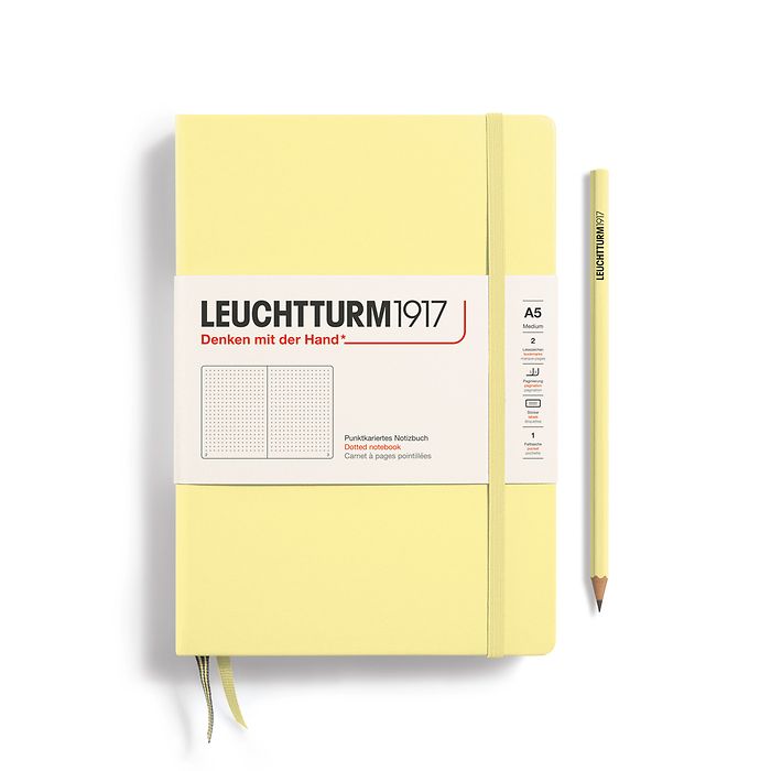 Leuchtturm Medium Hardcover Notebook: Dotted Pages