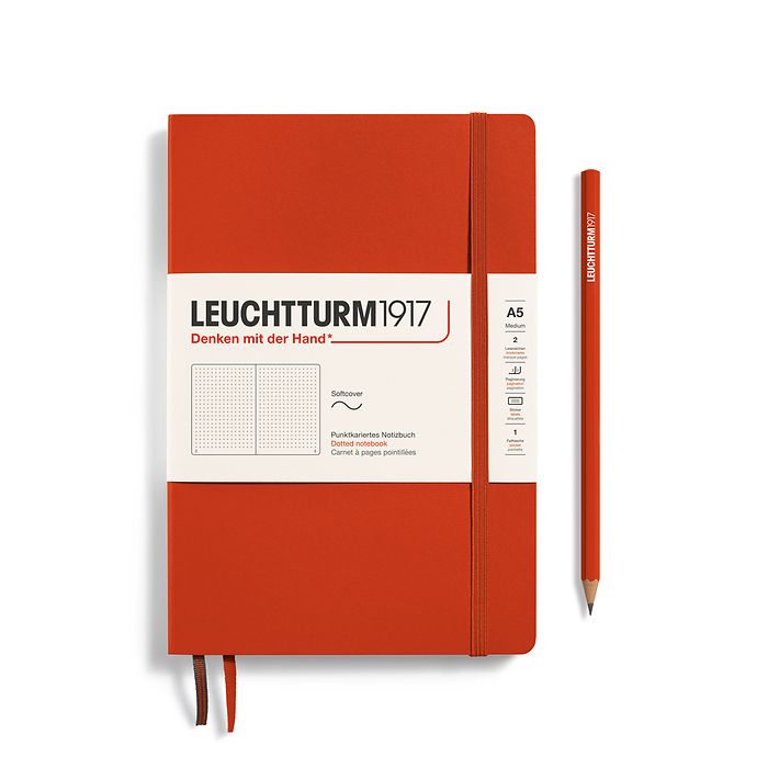 Leuchtturm Medium Softcover Notebook: Dotted Pages