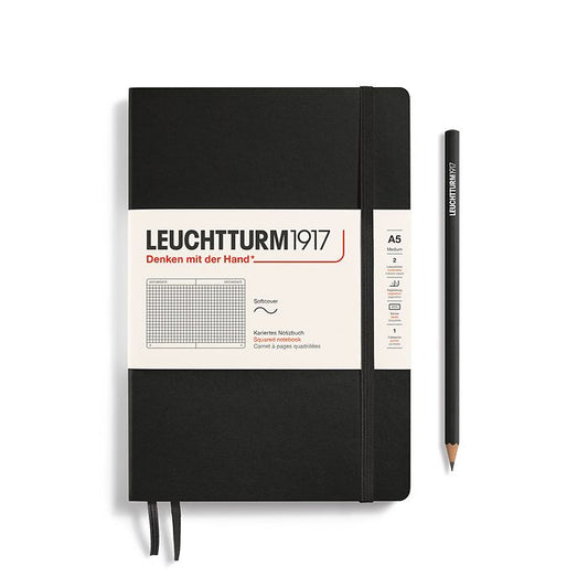 Leuchtturm Medium Softcover Slim Notebook: Squared pages