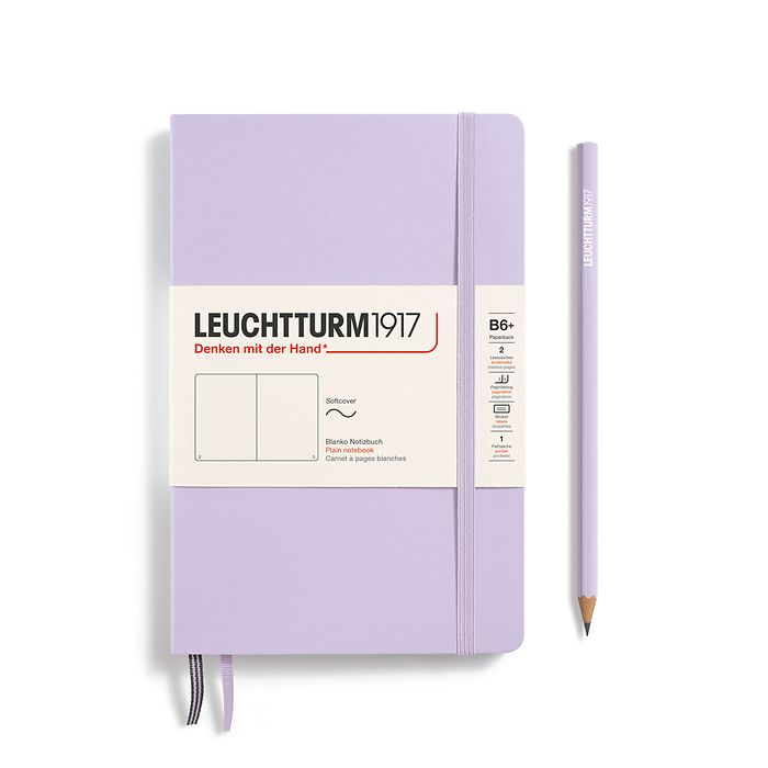 Leuchtturm B6+ Hardcover Notebook: Plain