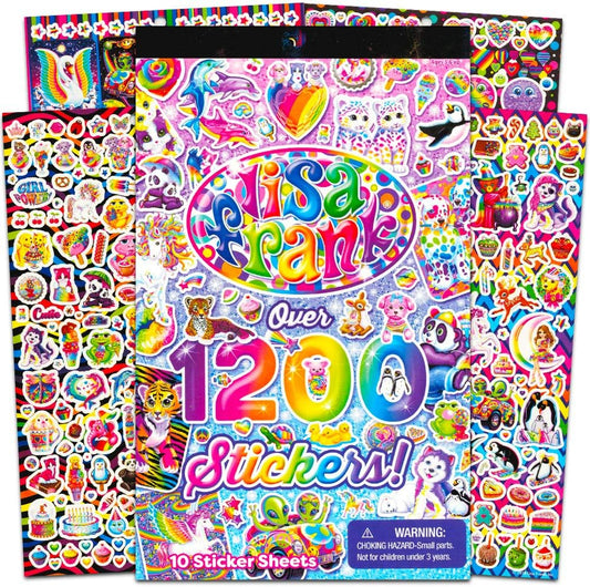 Lisa Frank 1200+ Sticker Book