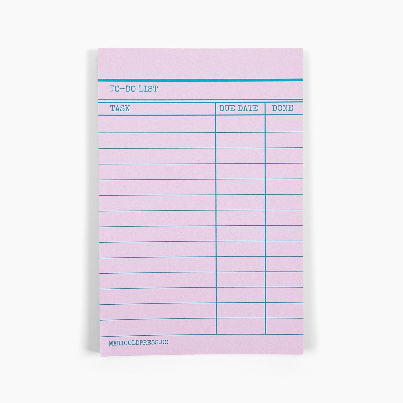 Library Card Notepad