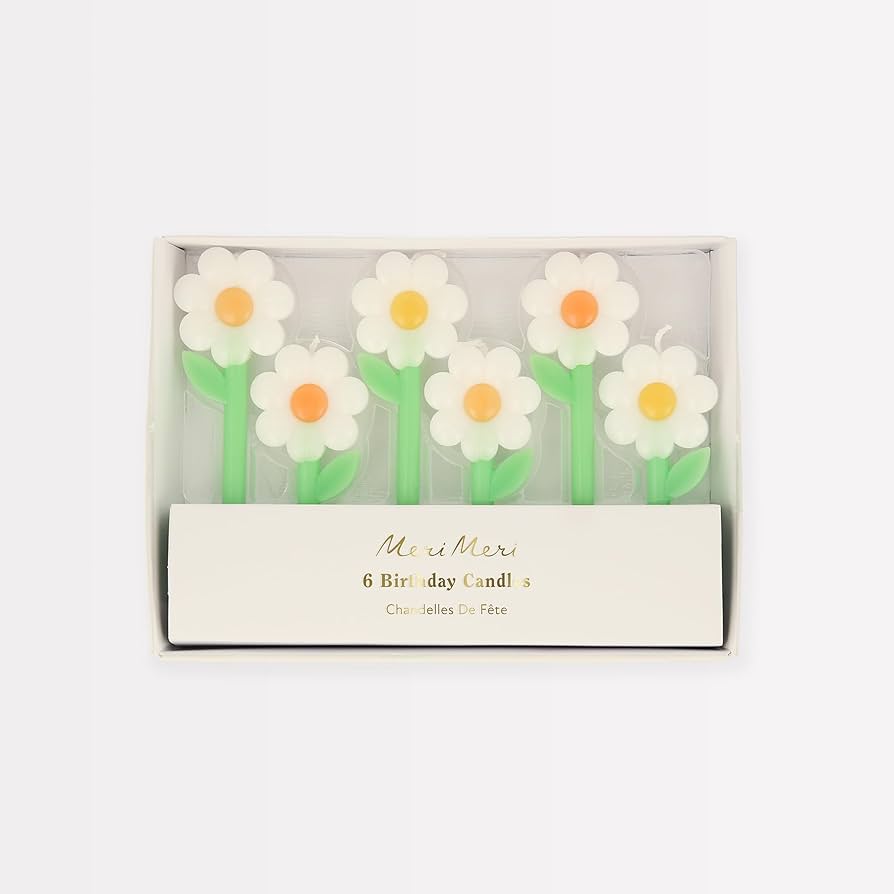 Daisy Party Candles