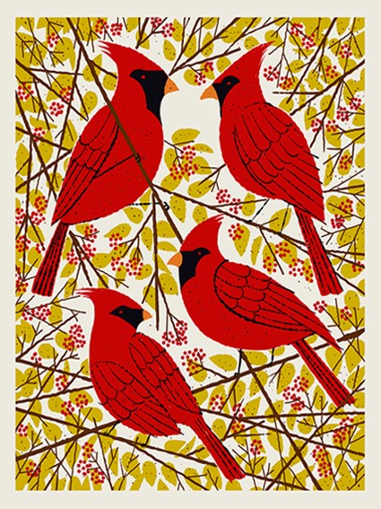 Cardinals print