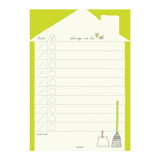 Midori Zakka To Do Memo Pad