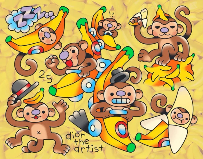 Monkey Business print