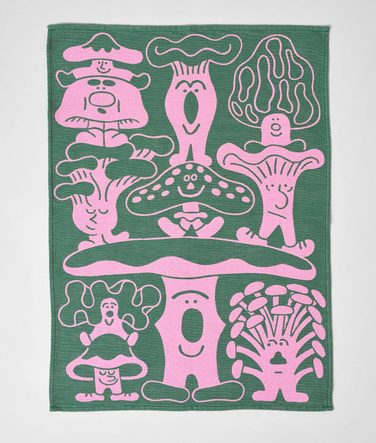 Mushrooms Tea Towel