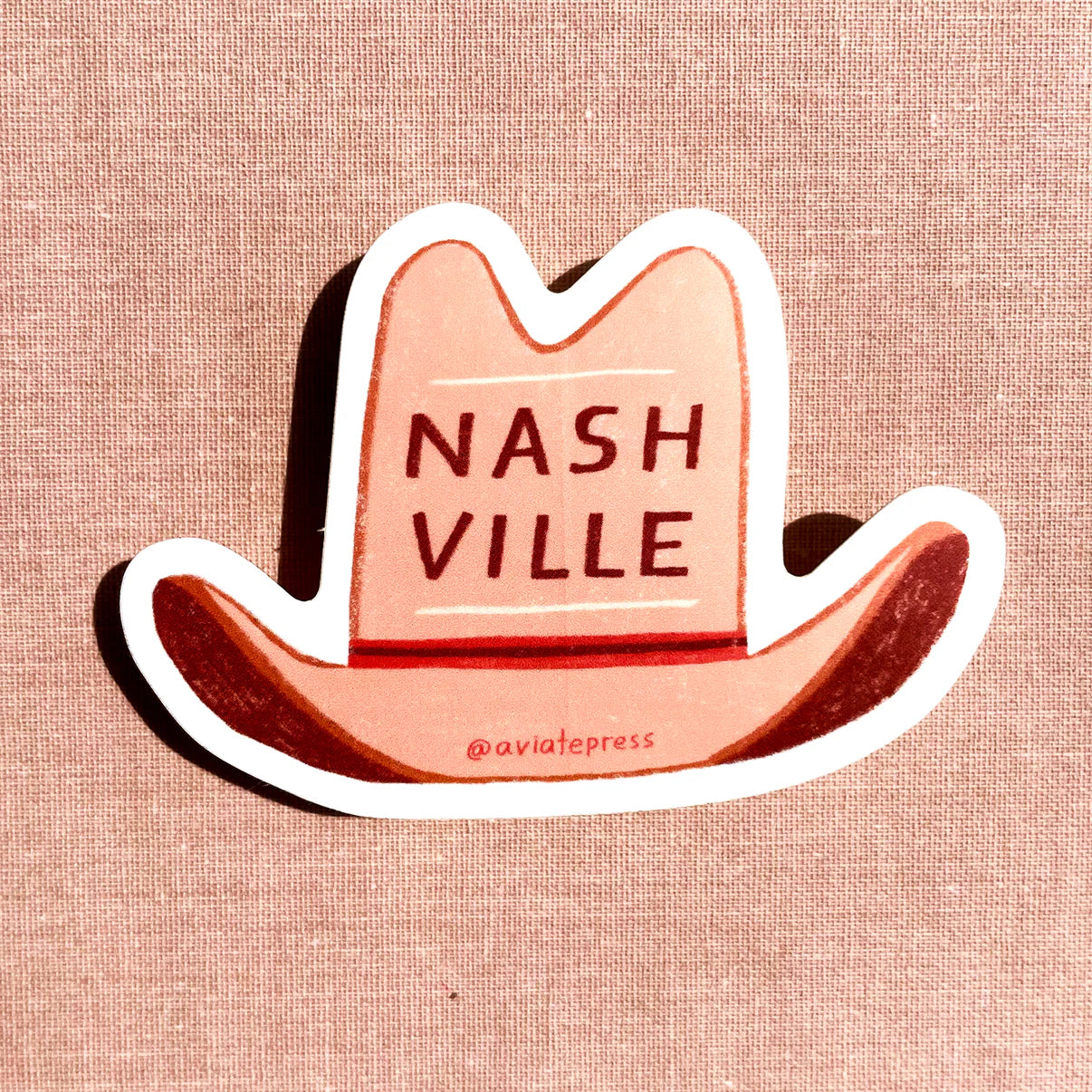 Nashville Cowboy Hat Sticker