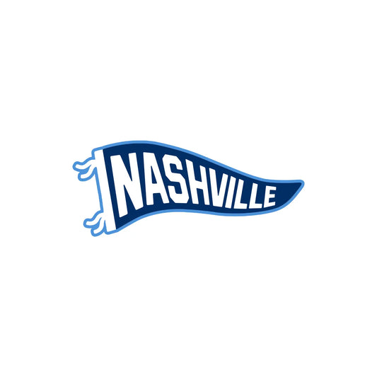 Nashville Pennant Sticker