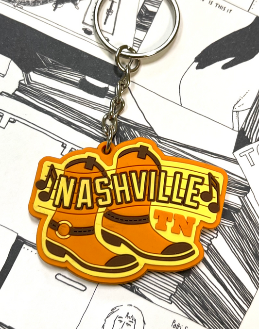 Nashville Boots Keychain