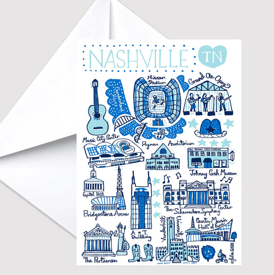 Nashville Landmarks Card