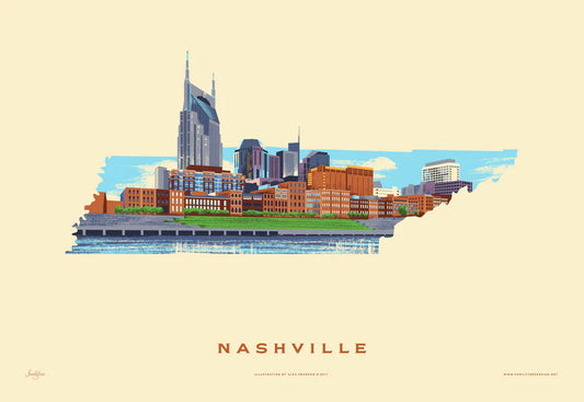 Nashville Skyline Print