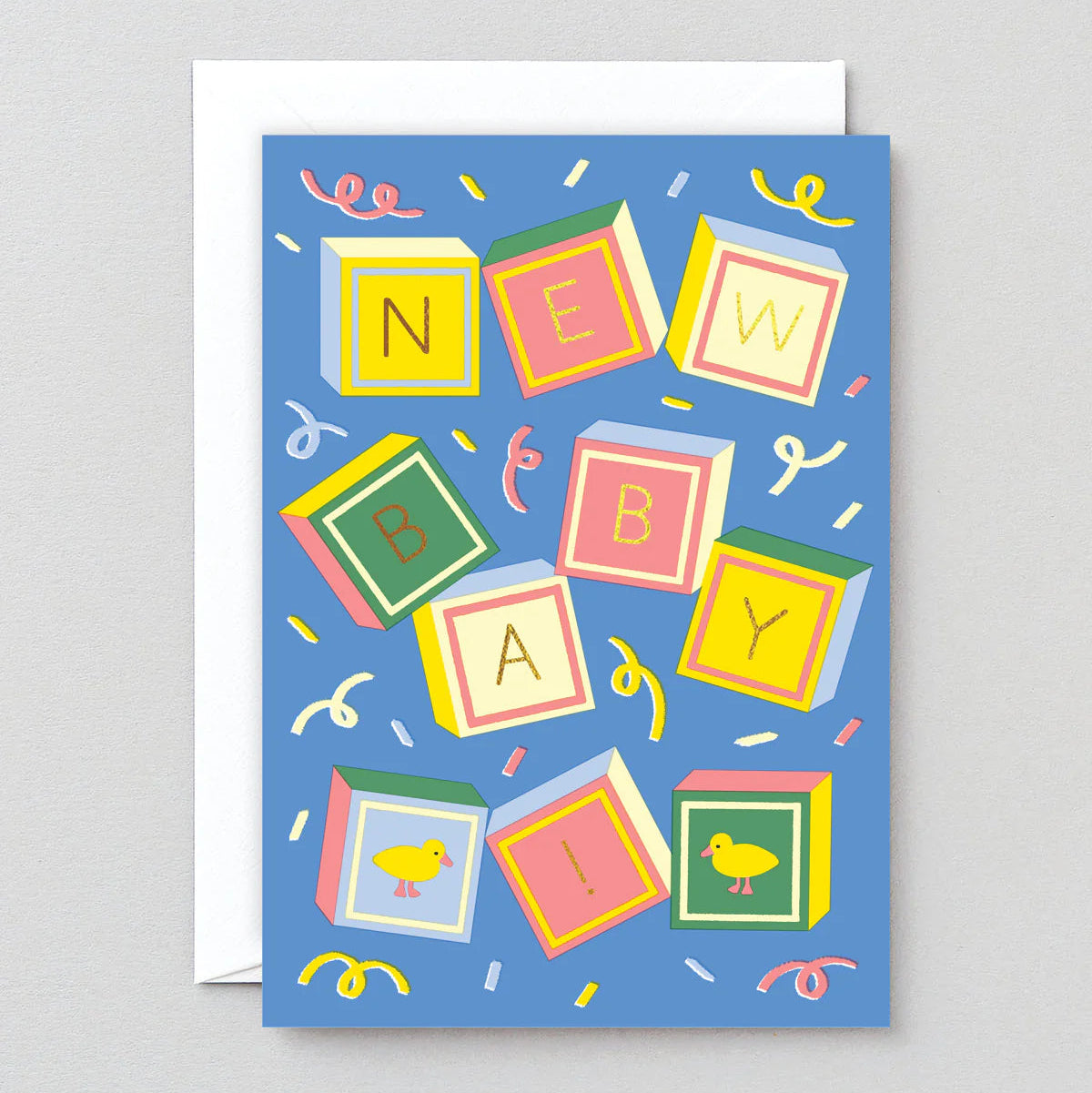 New Baby Blocks card