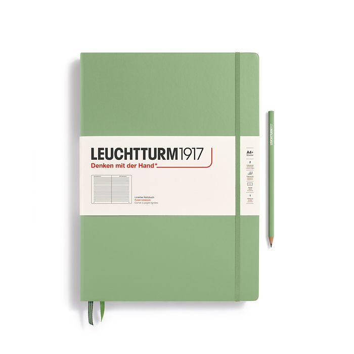 Leuchtturm A4+ Master Hardcover Notebook: Ruled Pages