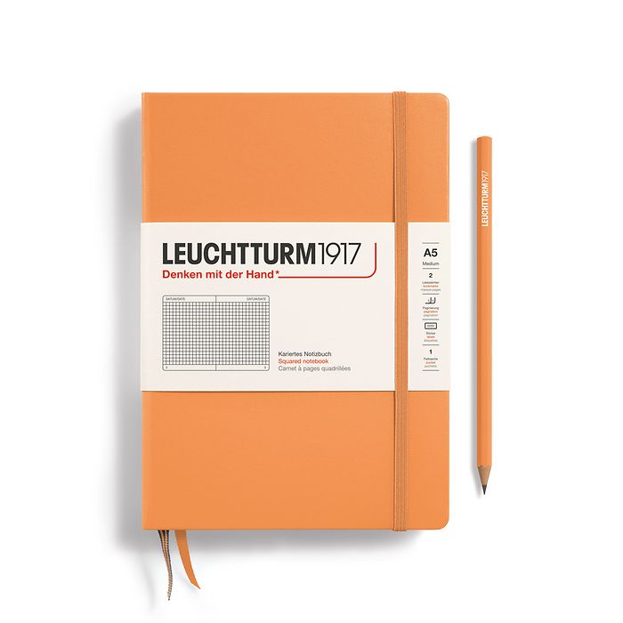 Leuchtturm Medium Hardcover Notebook: Squared Pages