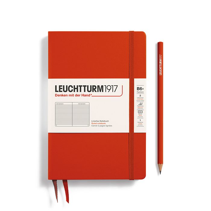 Leuchtturm Hardcover Notebook B6+: Ruled