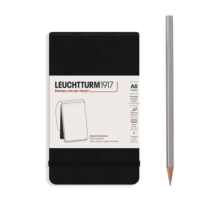 Leuchtturm Pocket Reporter Notepad: Plain