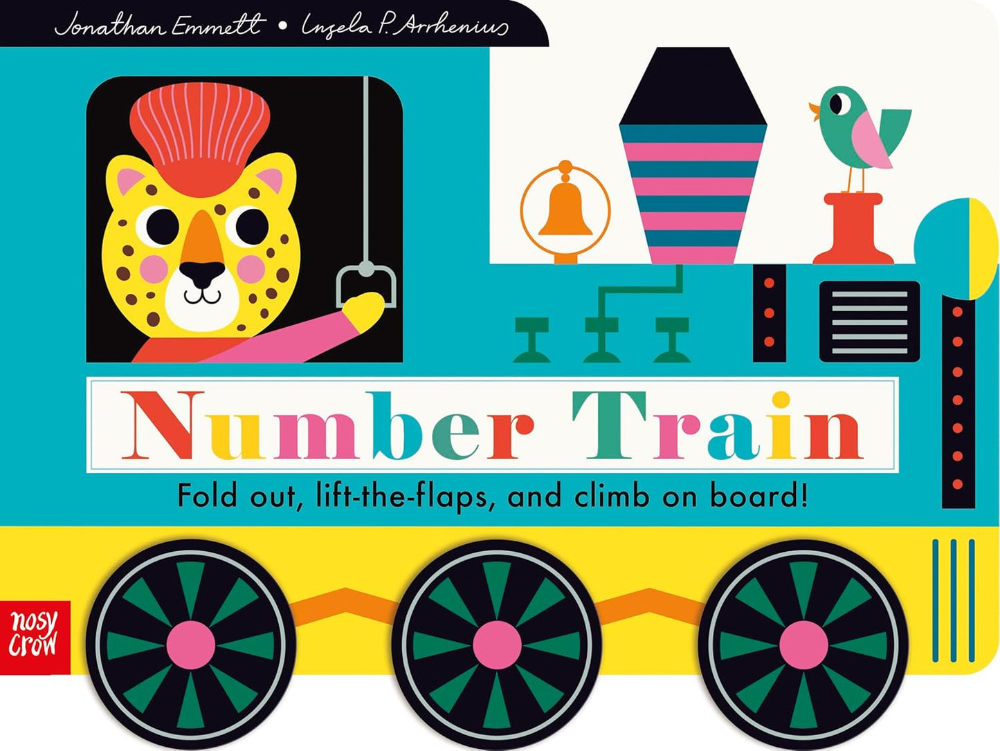 Number Train Lift-the-Flap Book