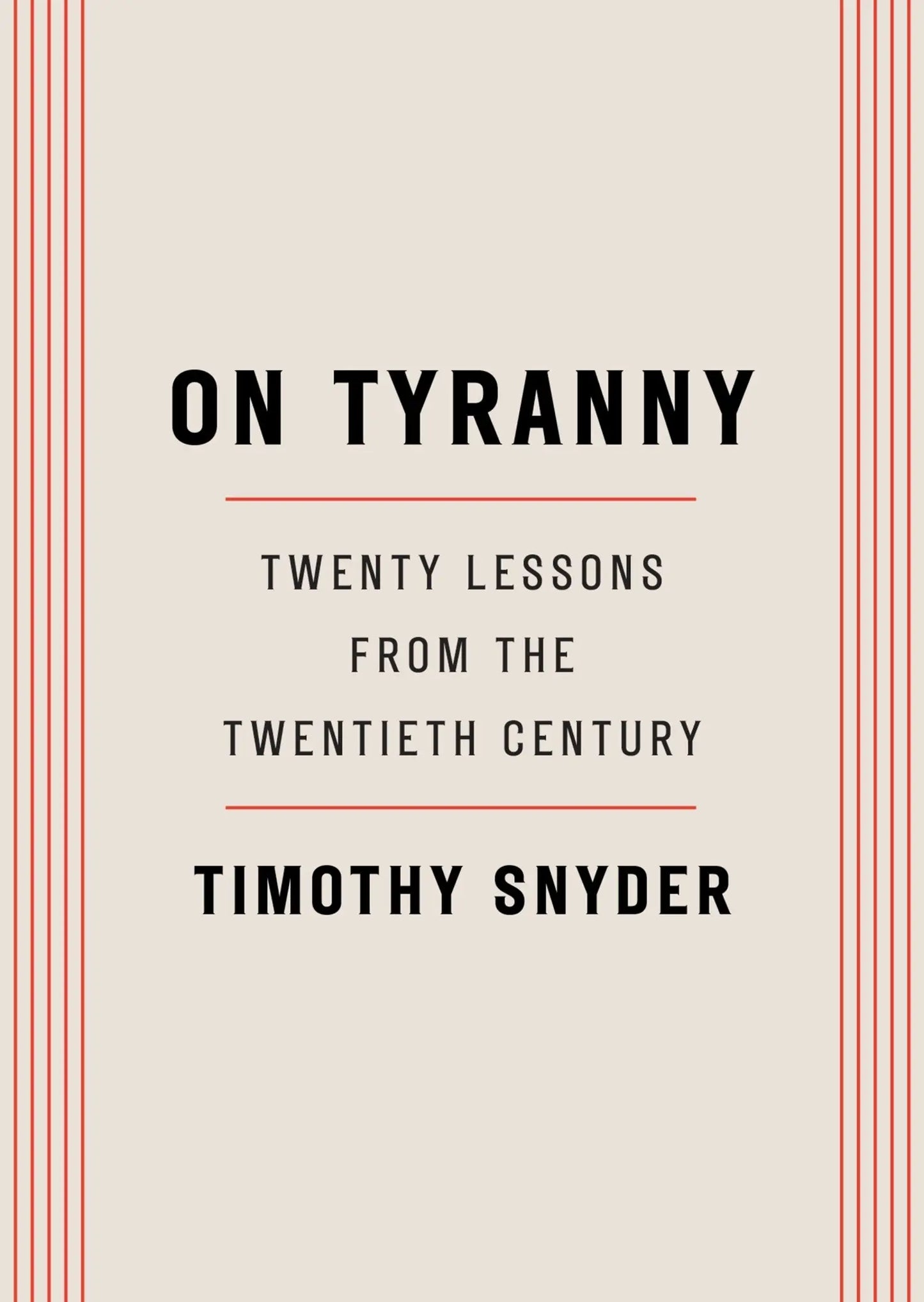 On Tyranny book