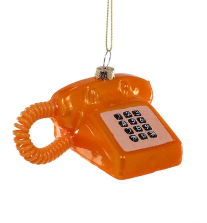 Retro Telephone Ornament