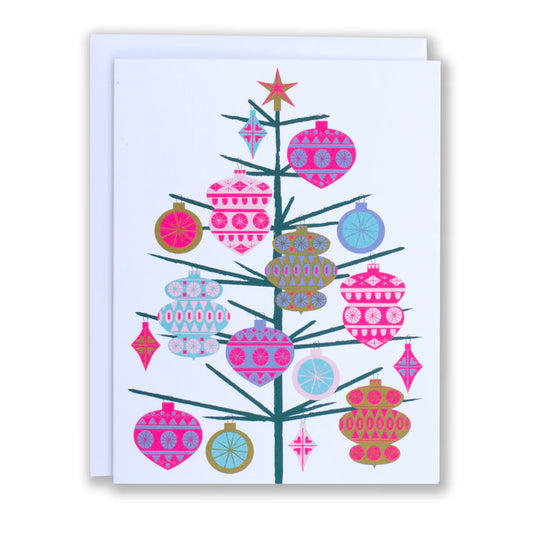 Ornament Tree card