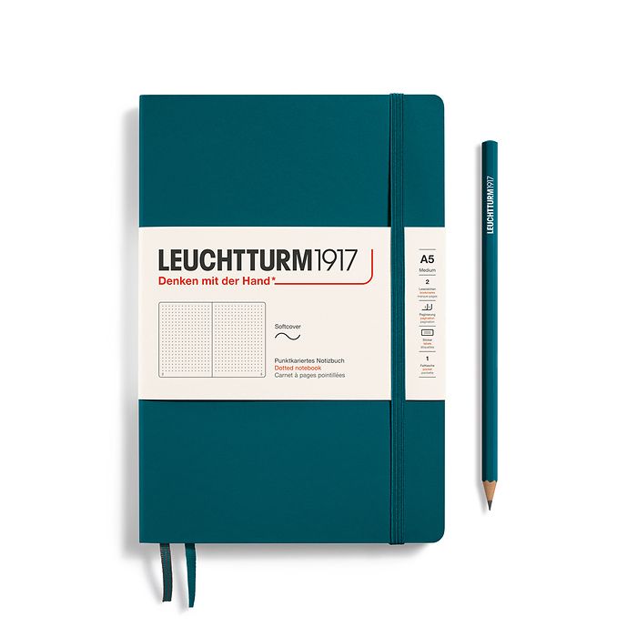 Leuchtturm Medium Softcover Notebook: Dotted Pages