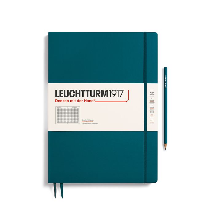 Leuchtturm A4+ Master Slim Hardcover Notebook: Squared Pages