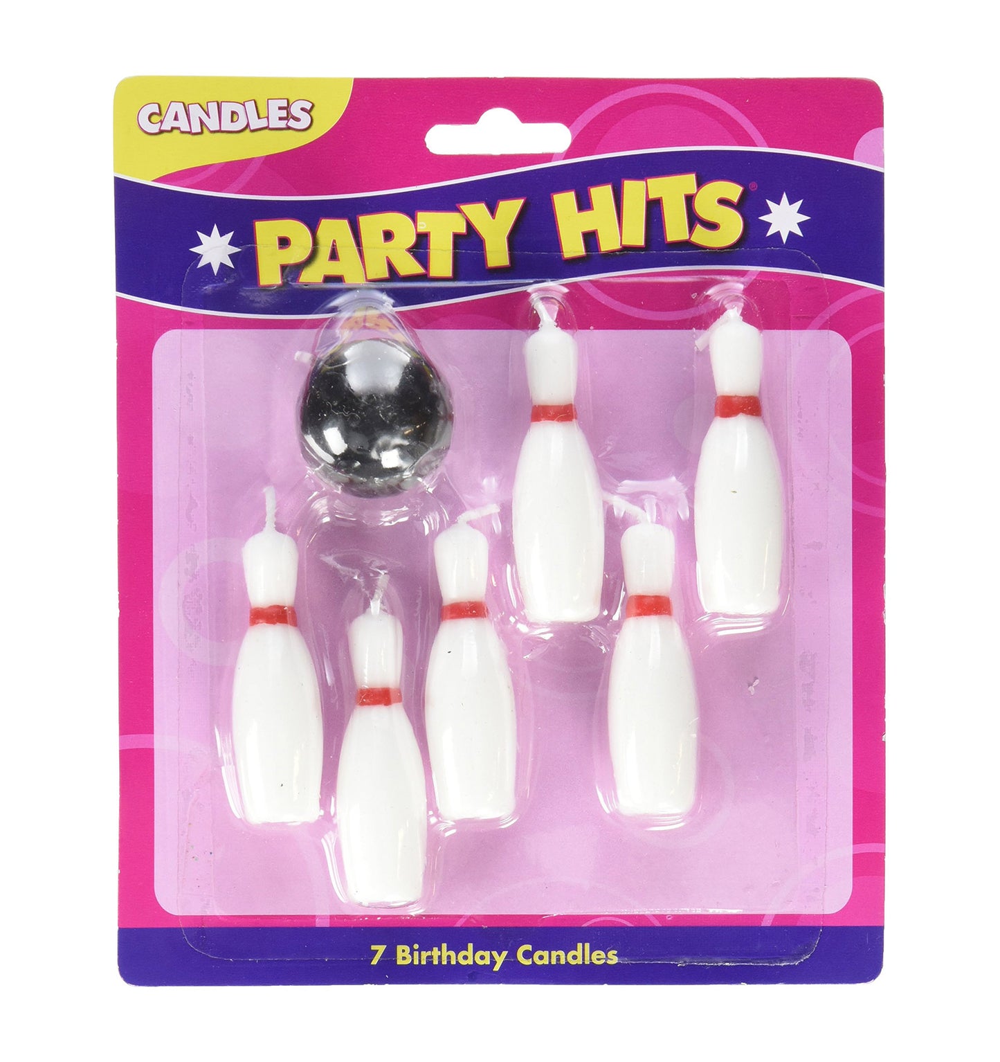 Bowling Pin Party Candles Set