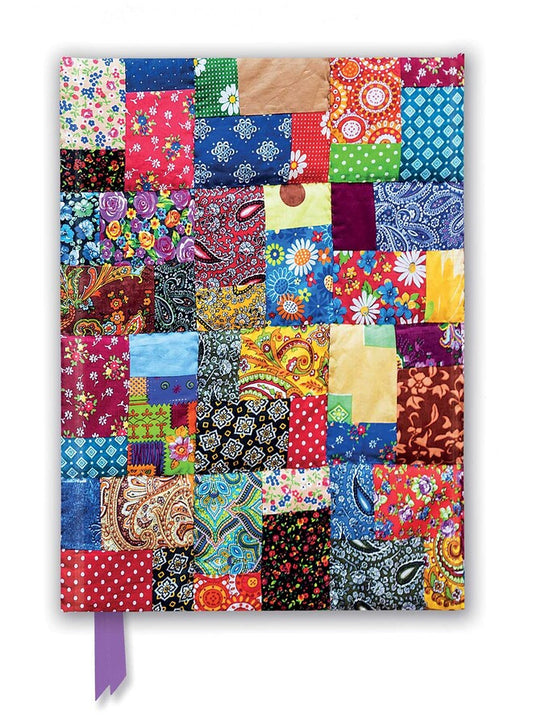 Patchwork Quilt Foiled Journal