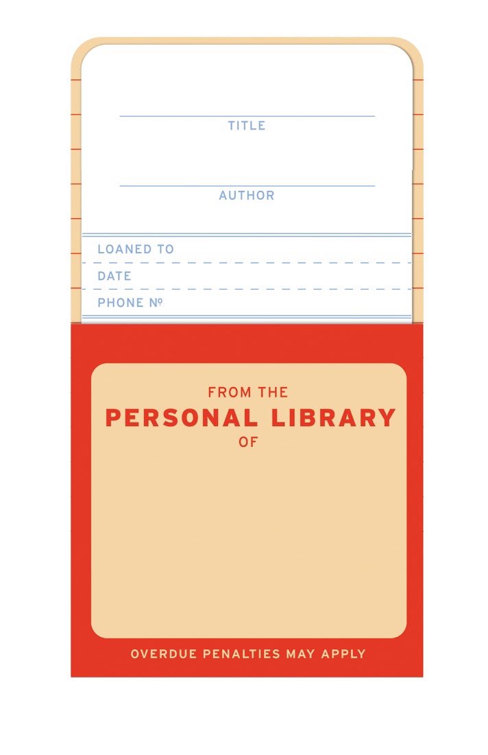 Personal Library Kit Refill Cards