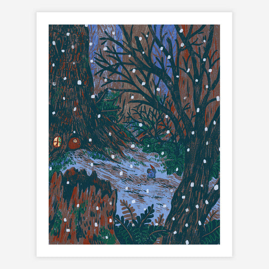 The First Flakes print