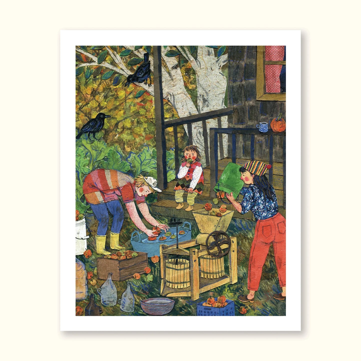 Cider Pressing print