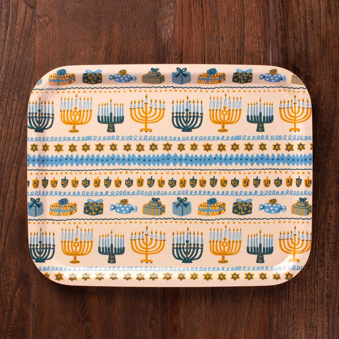 Festival Of Lights Large Rectangle Tray