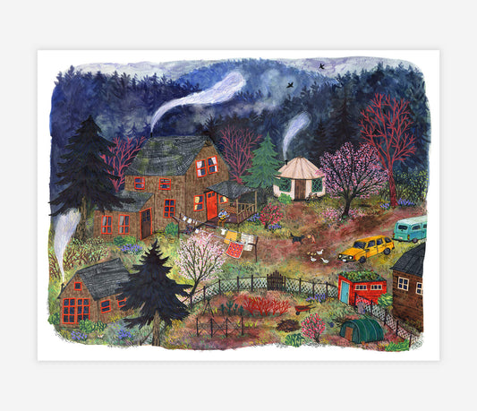 First Warm Spring Day print