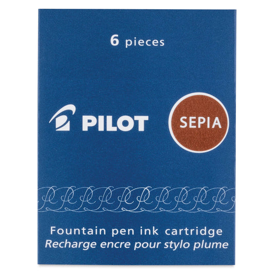 Pilot Fountain Pen Refill Ink Cartridges (6)