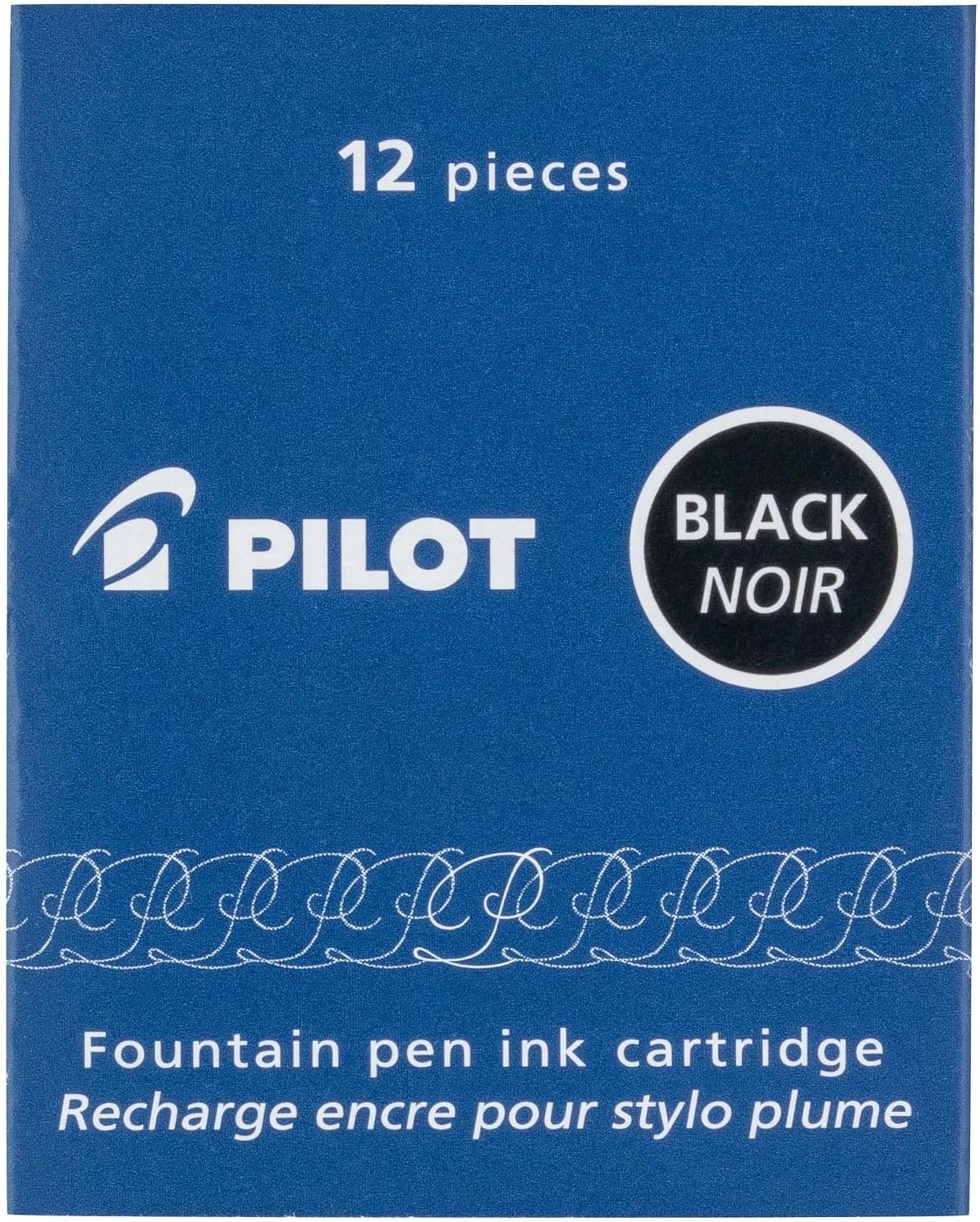 Pilot Fountain Pen Refill Ink Cartridges (12)